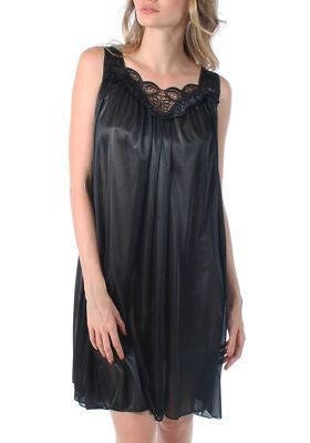 Venice  Luxuriously Soft and Sexy Nylon Nightgown with Embroidery Style 06N
