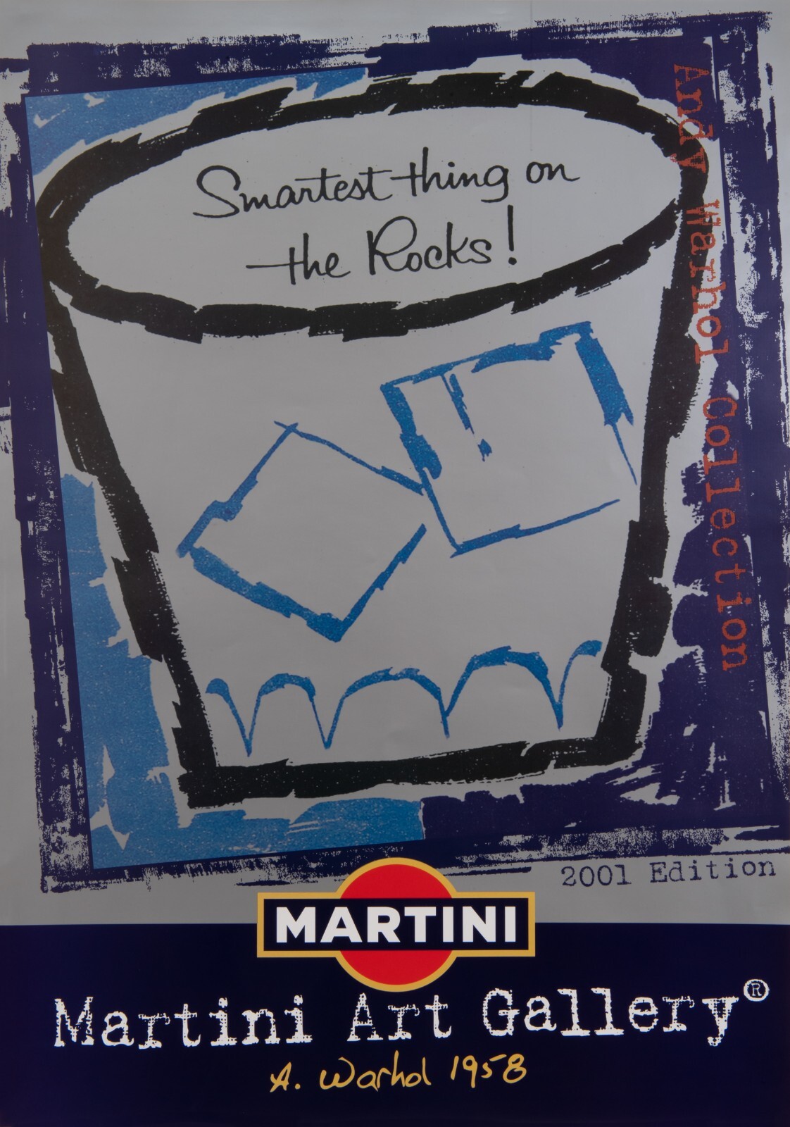 Martini Art Gallery　2001年/ウォーホル/ポスター Shop Martini - Andy Warhol 2001 Original Poster Online