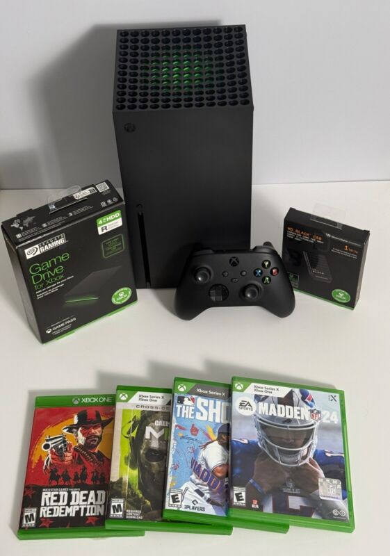 Xbox Series X 1TB Gaming Bundle - 4tb Game drive
