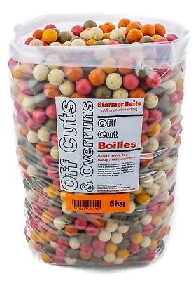 Carp fishing boilies off cuts & over runs mixed sizes and colour 1.9kg-25kg