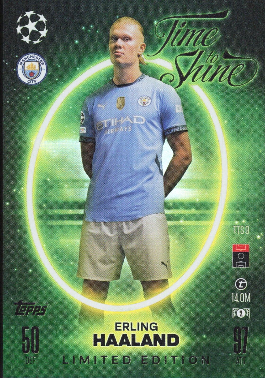 topps now アーリング・ハーランド マンチェスター・シティ 123 16 ERLING HAALAND Manchester City FC - Topps Now European Debut