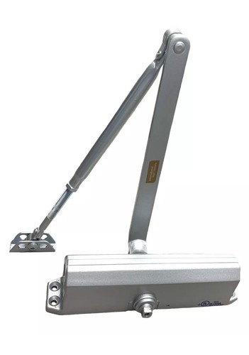 International 8051-TP AL Door Closer, Adjustable Aluminum Finish