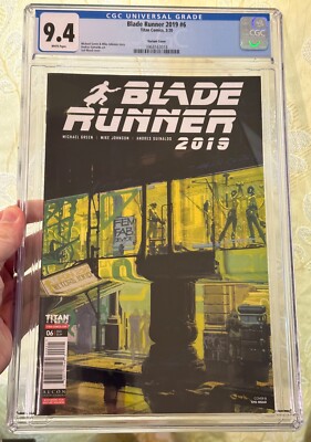 Blade Runner 2019 Issue #6 Cover B (6B) ** CGC Graded 9.4 ** Syd Mead Comic Book