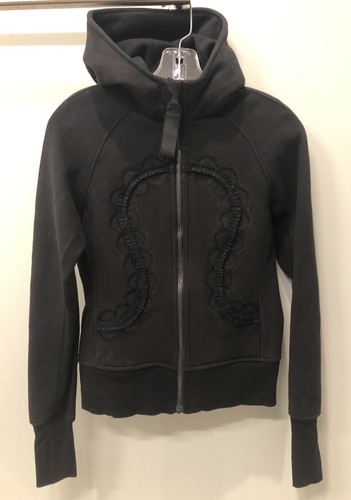 lululemon フルジップ アウター サイズ2 黒 Lululemon Lightweight Tennis Full-Zip Track Jacket - Black