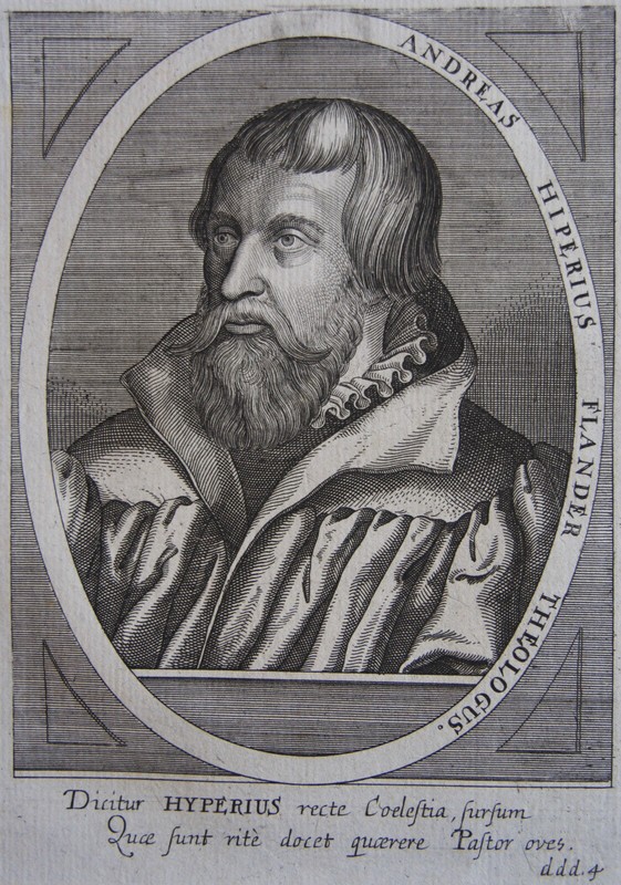 Andreas Hiperius  Theologien Protestant Portrait Xvii ÃMe Circa 1620 ,
