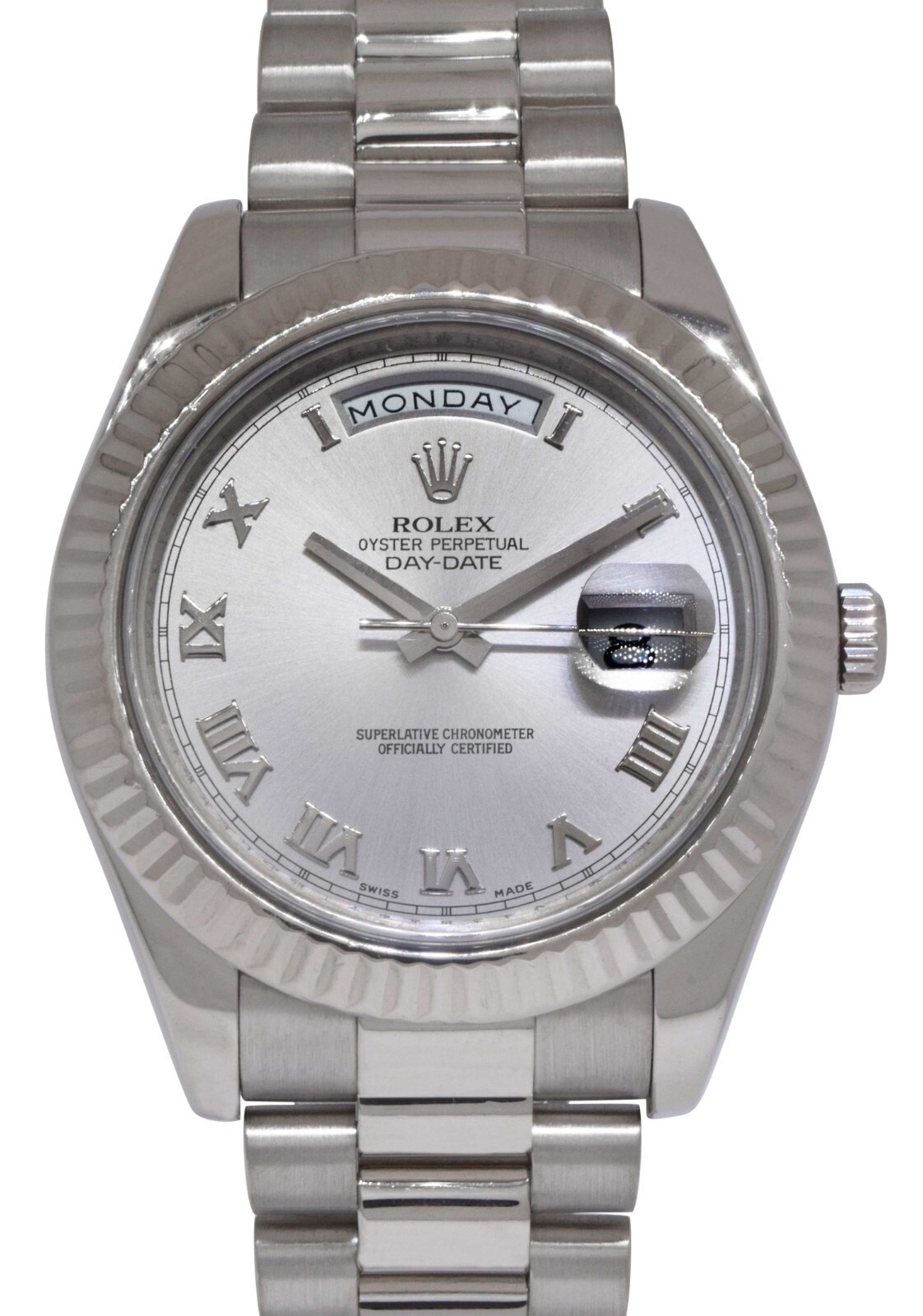 Re.PRESIDENT shop Rolex President White Gold 218349 | Stock 41862 | SwissWatchExpo