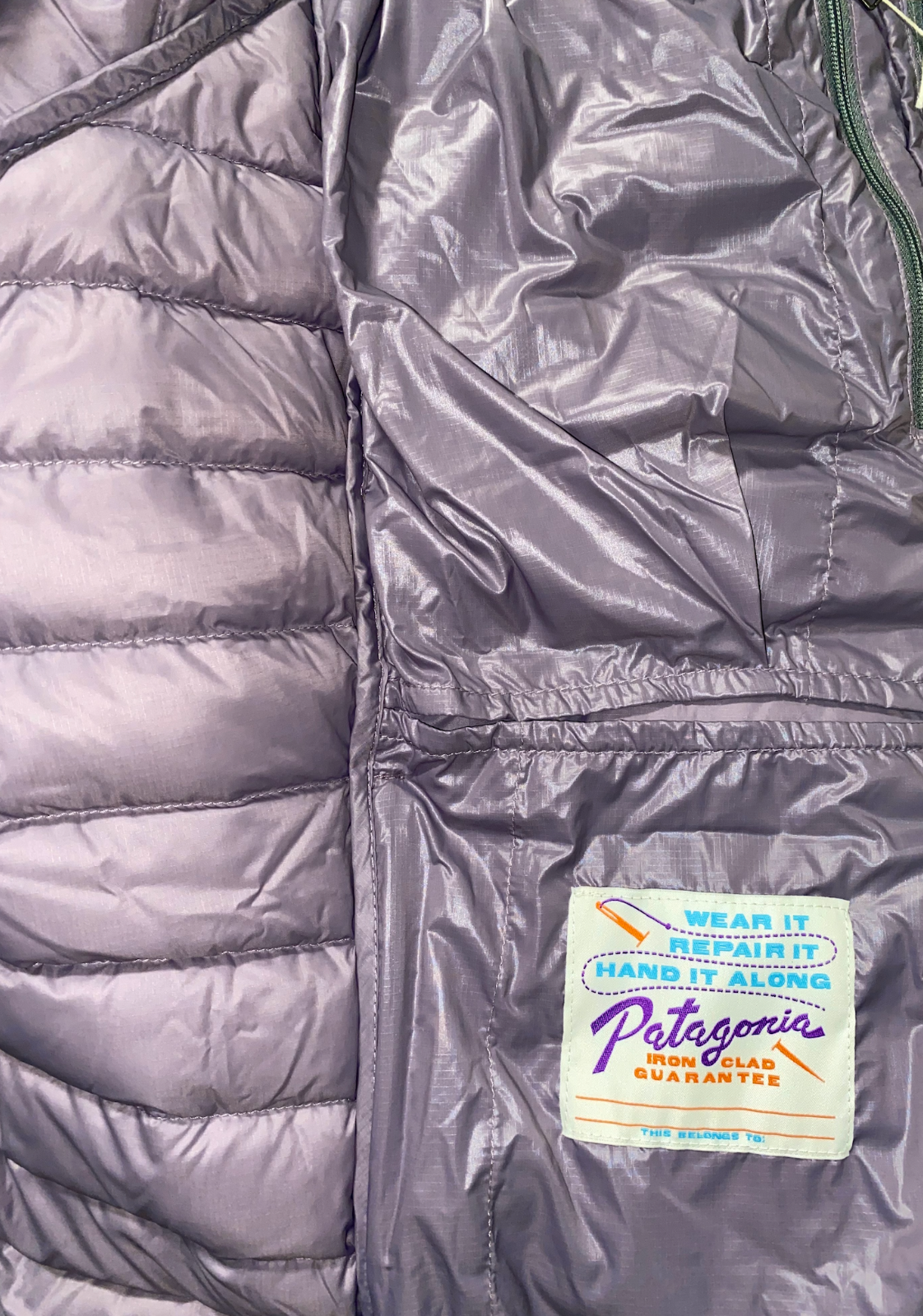 Pre-owned Patagonia Women's Down Sweater Puffer Jacket 800-fill Power Rustic Purple Xl