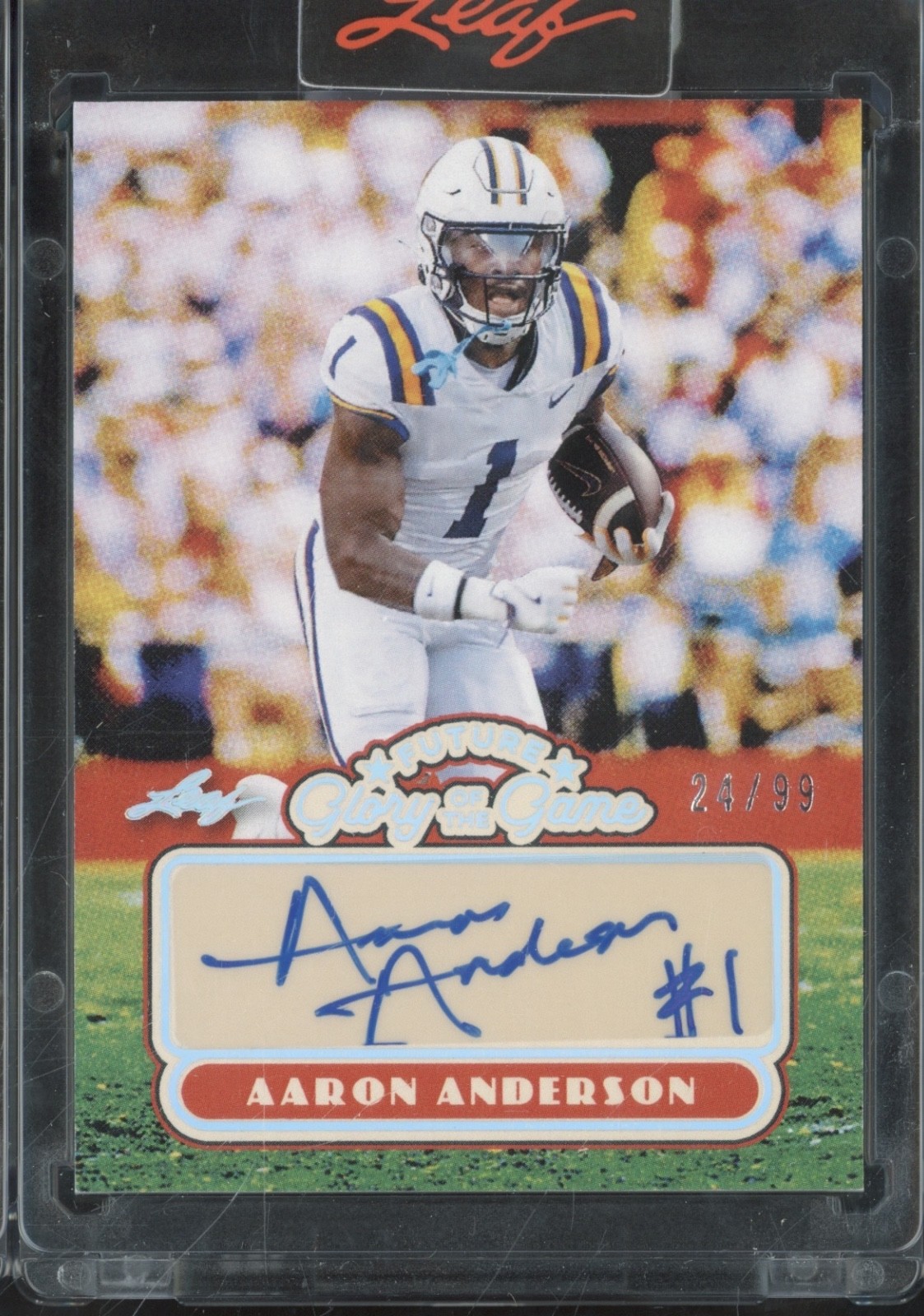 2025 Leaf Future Glory Of The Game Silver Aaron Anderson Auto RC 24/99