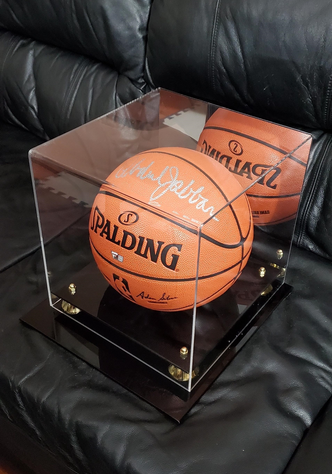 Deluxe UV Protected Full Size Basketball Display Case w/ Mirror Back eBay