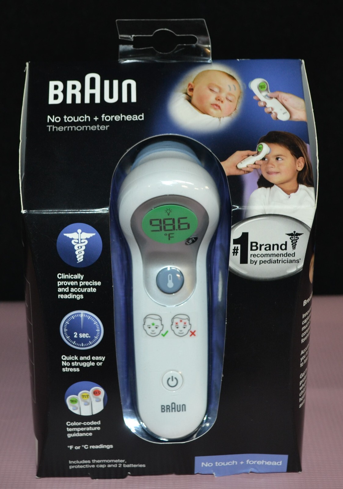 Braun No Touch + Forehead Thermometer NFT3000 *NEW Braun No Touch + Forehead Thermometer NFT3000 *NEW