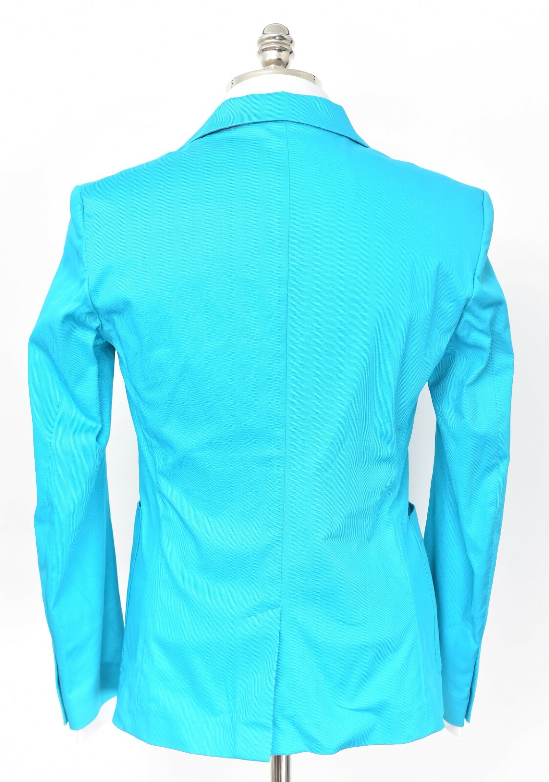 Pre-owned Versace Versus By  Turquoise Cotton Notch Lapel Sport Coat 38 R (eu 48) In Blue