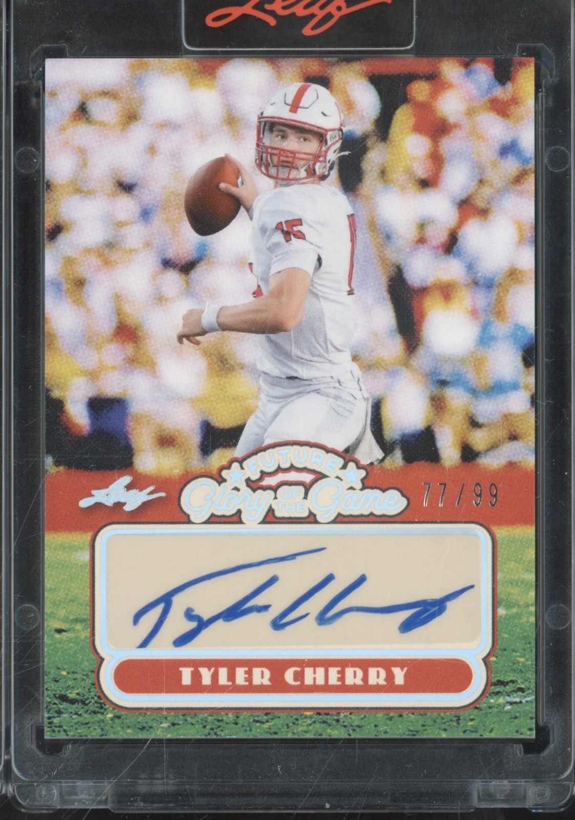 2025 Leaf Future Glory Of The Game Silver Tyler Cherry Auto RC Rookie 77/99