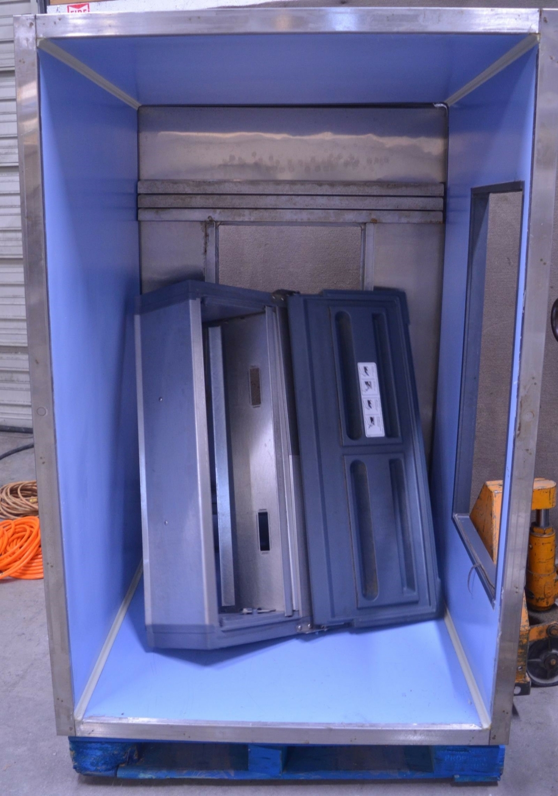 Follett LD125S Large Capacity Ice Machine Transport Storage Bin Stainless Door