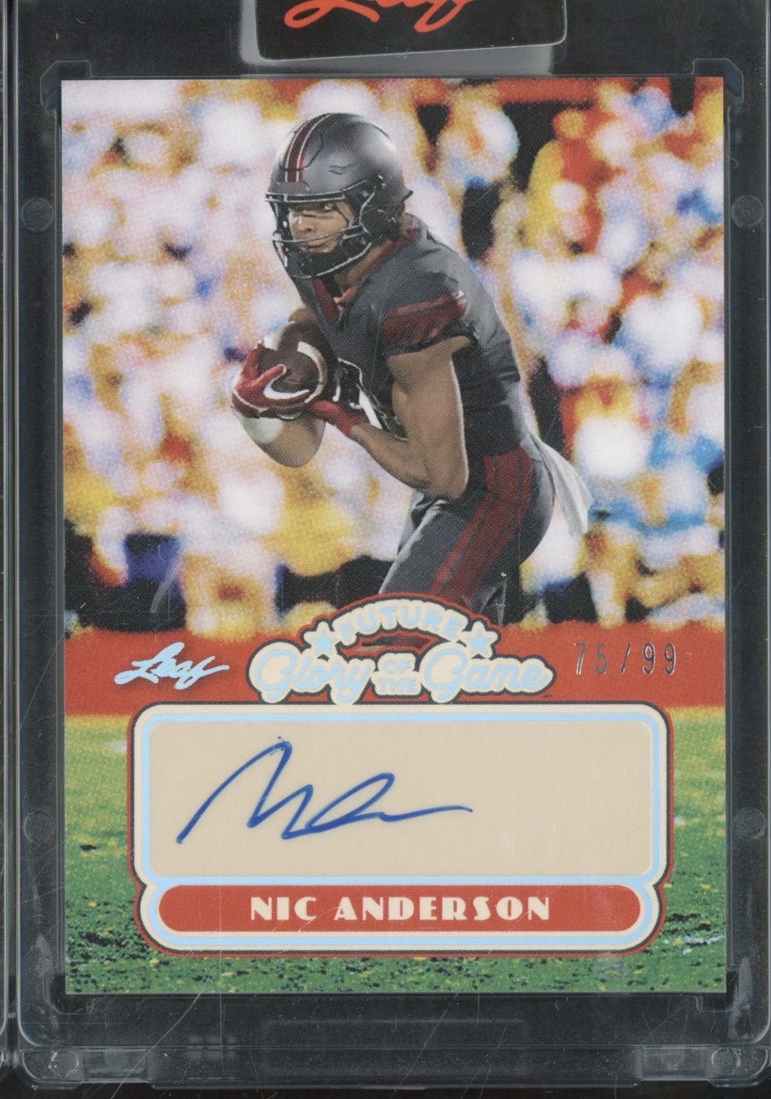 2025 Leaf Future Glory Of The Game Silver Nic Anderson Auto RC 75/99