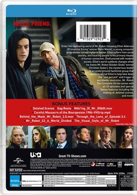 Mr. Robot Season_1.0-4.0 Blu-ray Rami Malek NEW