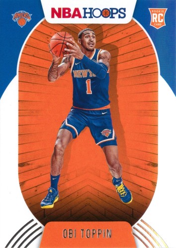 Obi Toppin RC 2020-21 Panini NBA Hoops Base Rookie Card #226