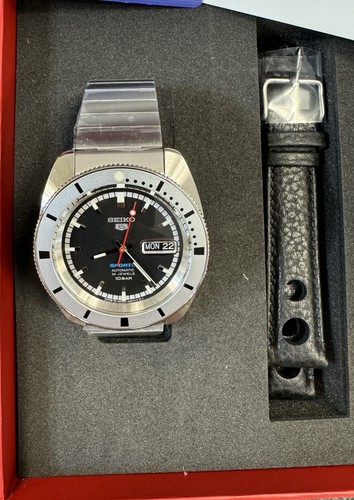 Pre-owned Seiko 5 Automatic Sports Heritage Re-creation Limited Edition Watch Srpl05 Japan