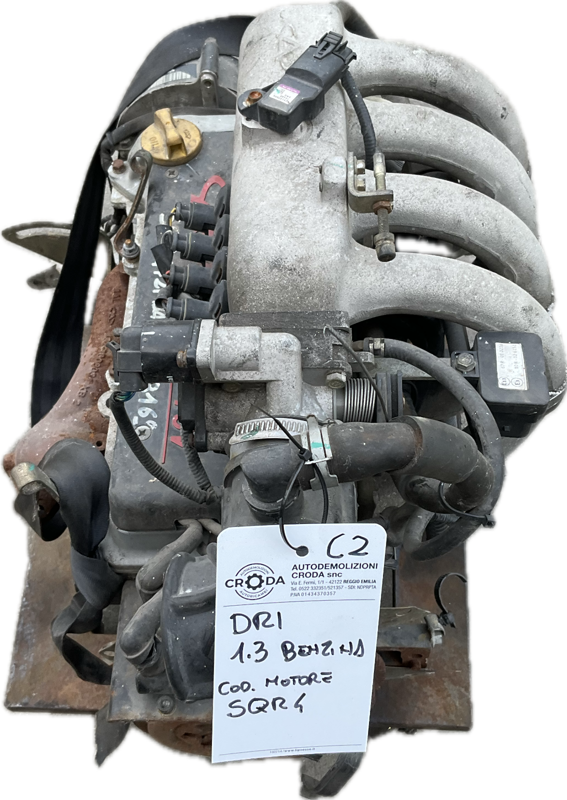 Motore per modello DR1 codice motore SQR472F 129.000KM 1.1 benzina ricambio