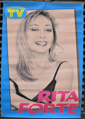 Original Advertising Poster Concert Rita Forte 90s