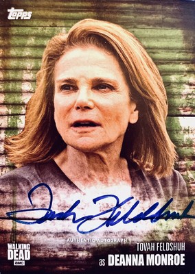 Topps Walking Dead Season 6 Tovah Feldshuh As Deanna Autograph Card Mold #01/25!