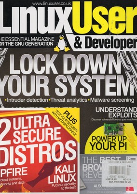Linux User & Developer UK Issue 174 Lock Down Your System Pi