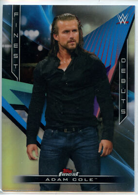 2020 Topps WWE Finest Debuts Refractor #D-9 Adam Cole - NXT TakeOver: Brooklyn