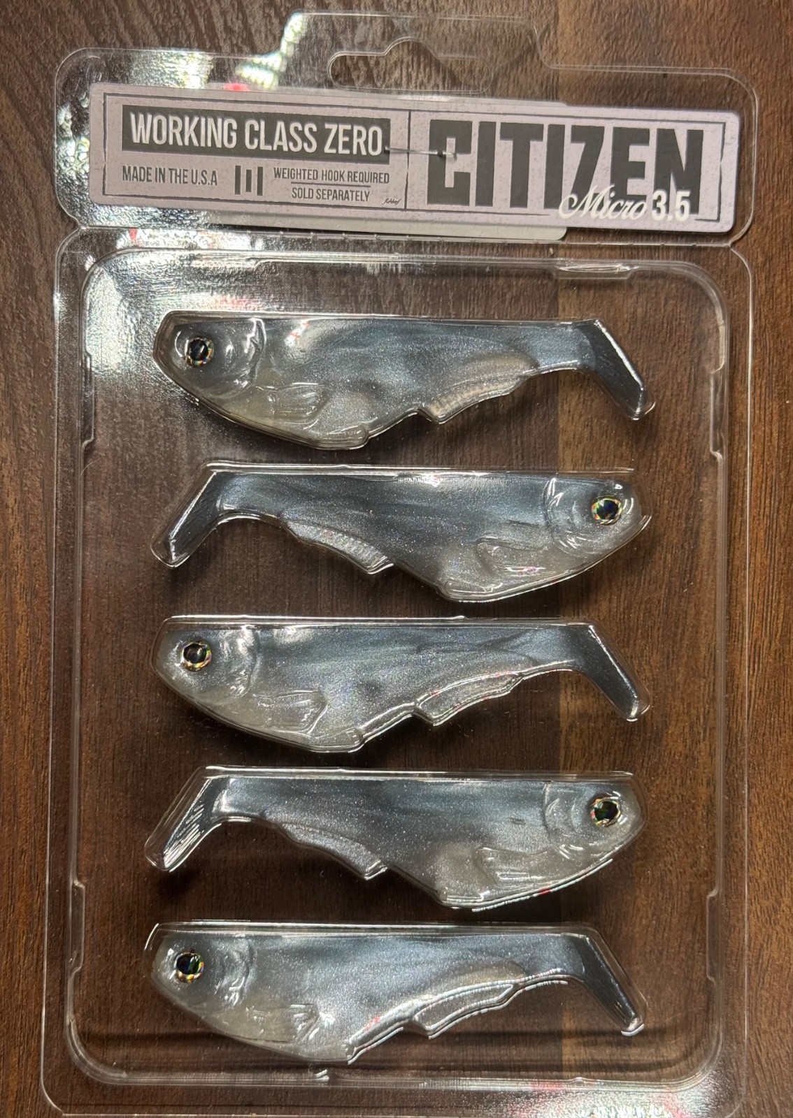 WORKING CLASS ZERO WCZ Citizen Micro - Blue - Rare Swimbait