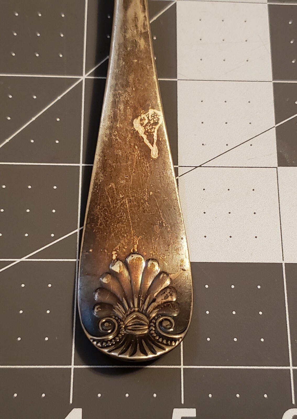 Vintage Powle Silver Plated Ladle Spoon Flatware Silverware Dipper