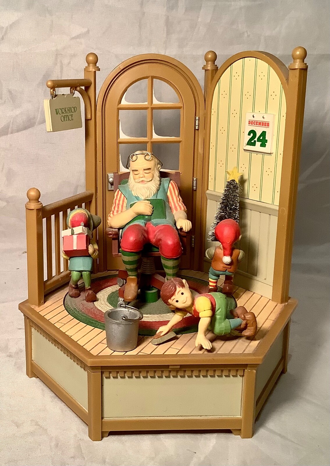 ビンテージ　ENESCO エネスコ　オルゴール　サンタクロース　クリスマス ENESCO エネスコ オルゴール サンタクロース クリスマス