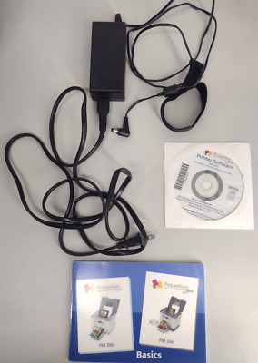 Epson PictureMate 290 A381H Power Supply + Software CD + Basics