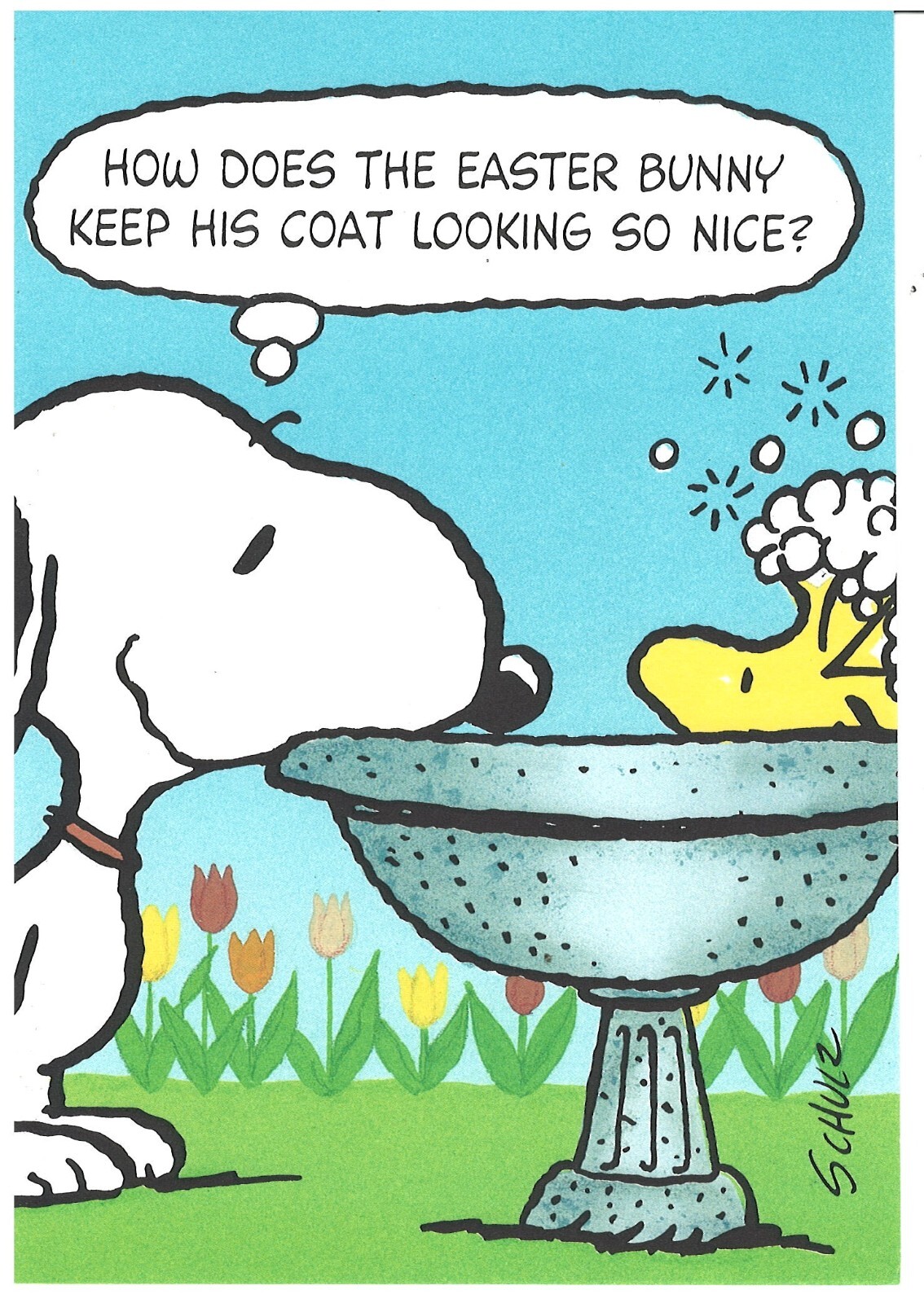 Snoopy Easter Bunny Ambassador Greeting Card 125KE 911 G 98