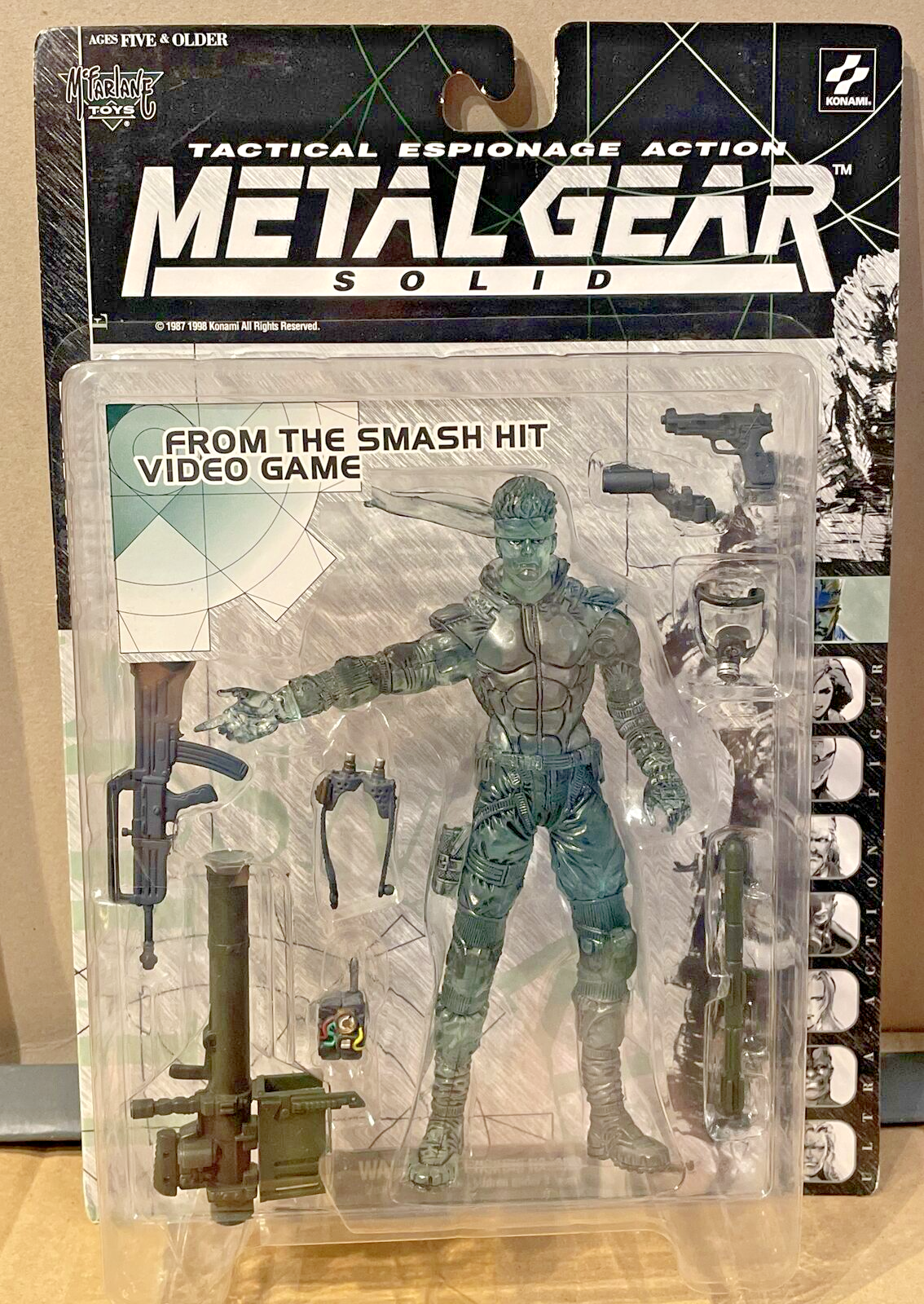 Solid Variant Clear Camo Action Figure Nip