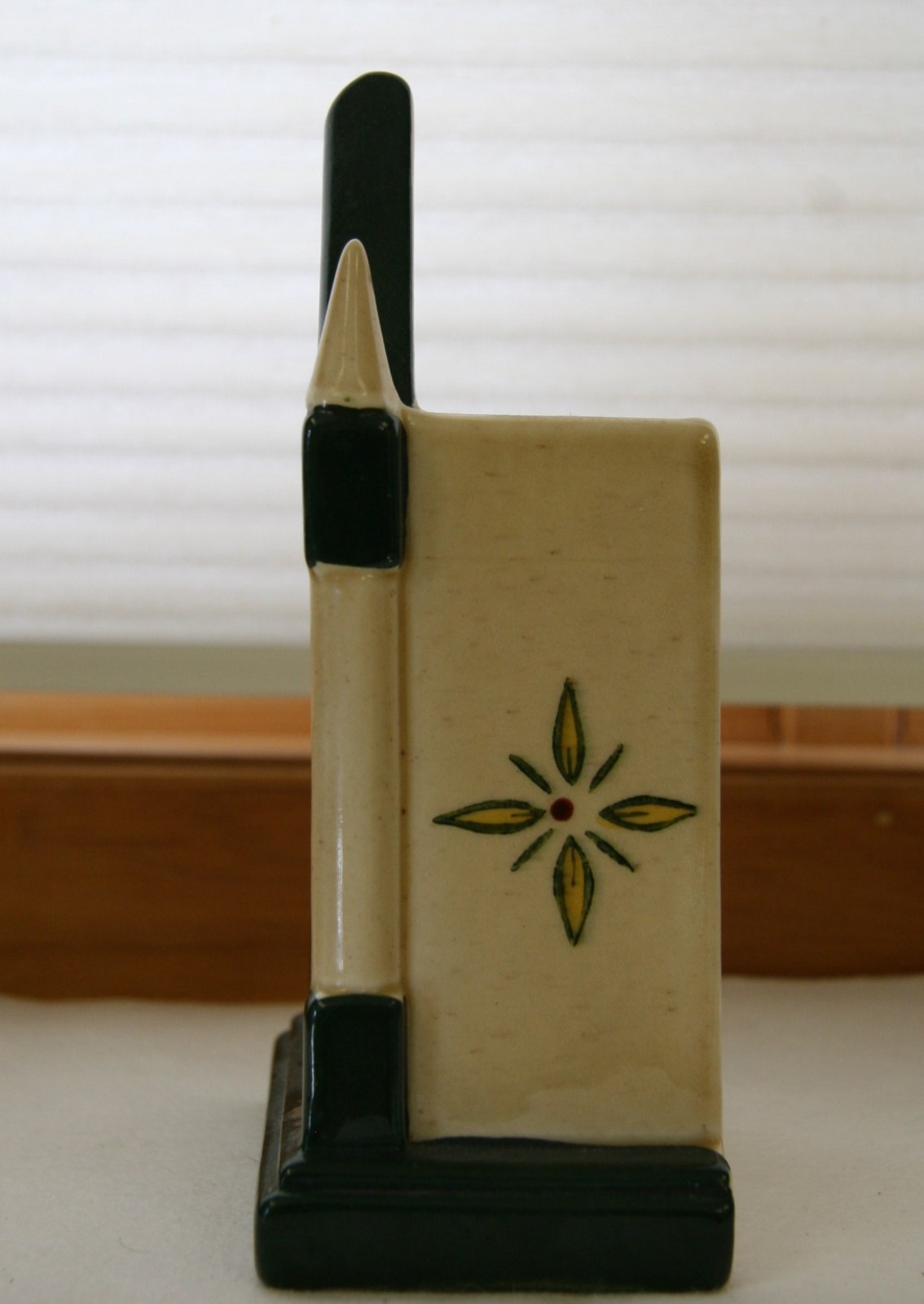 STEEPLE WALL CLOCK POCKET~Metlox Poppytail~Vintage~Rooster