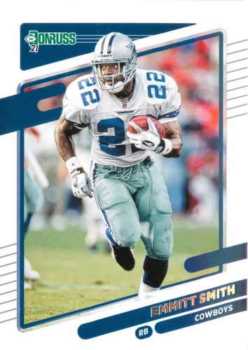 Emmitt Smith 2021 Donruss Football Base Card #200 Dallas Cowboys NFL