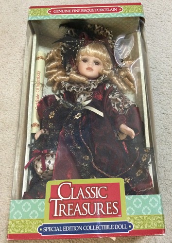 Collectible Porcelain Doll Classic Treasures Special Edition