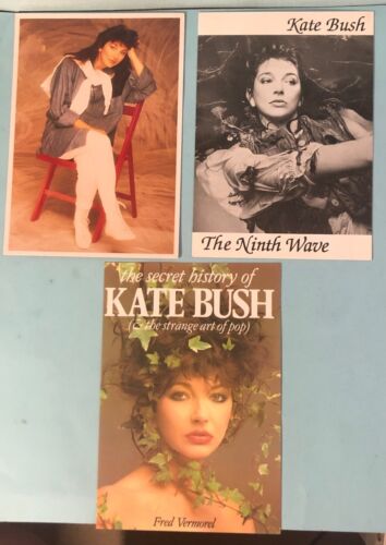 Kate Bush Lot of 3 Postcards 6" x 4"