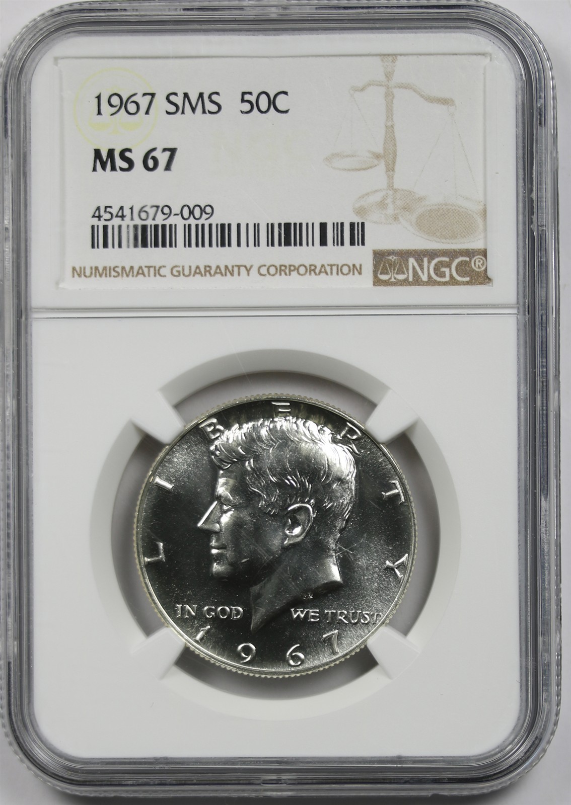 1967 SMS 50C NGC MS 67 Kennedy Half Dollar | eBay
