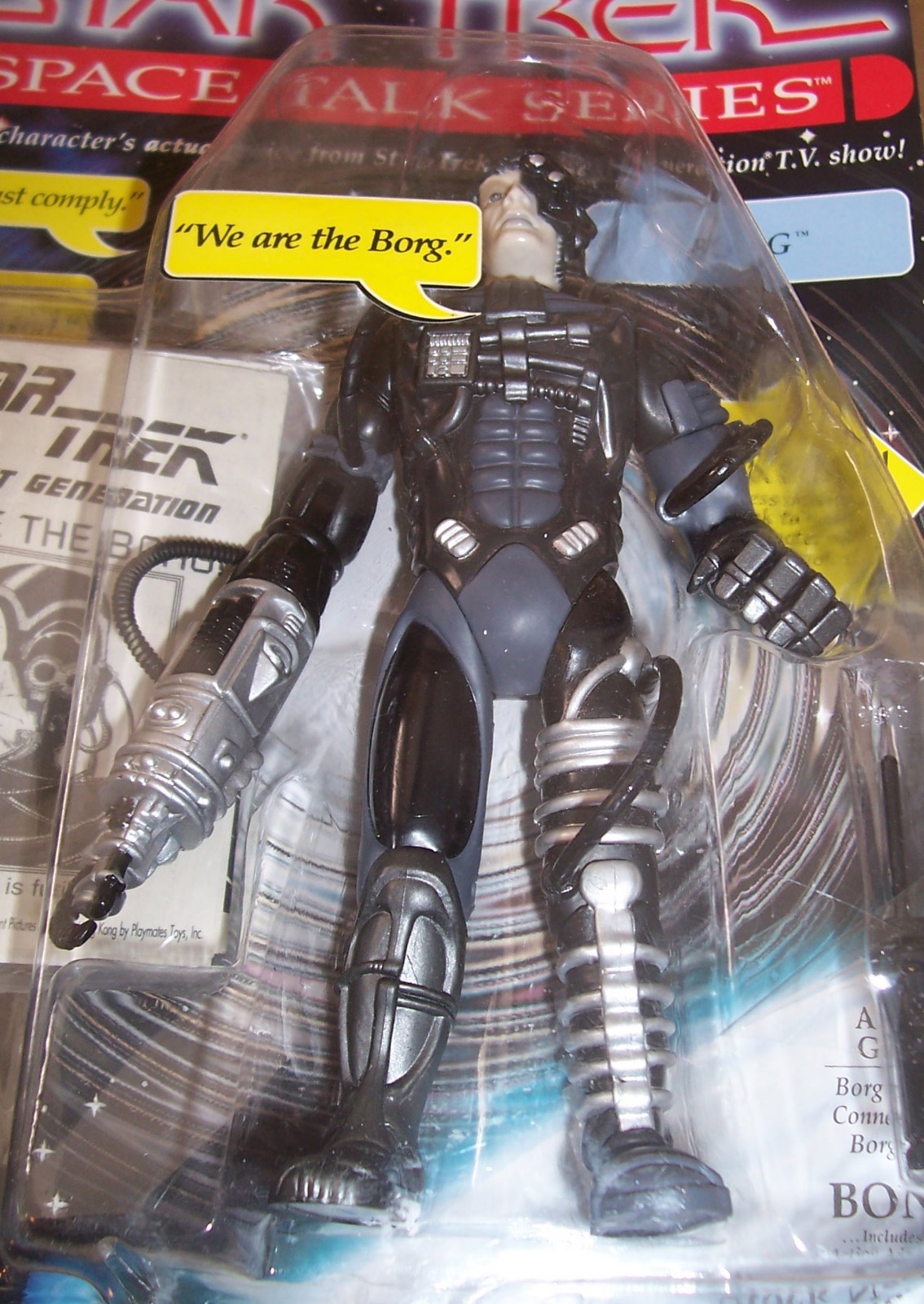 Star Trek Space Talk Series We Are The BORG Playmates 1995 Wolf 359 NEW MOC
