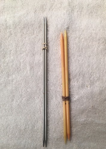 Vintage Lot of 15 pair of Knitting Needles, Metal, Wood and Plastic, Many Kinds