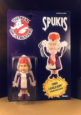 80s Vtg Kenner Real Ghostbusters Haunted Humans Granny Gross Ghost Oma GERMAN