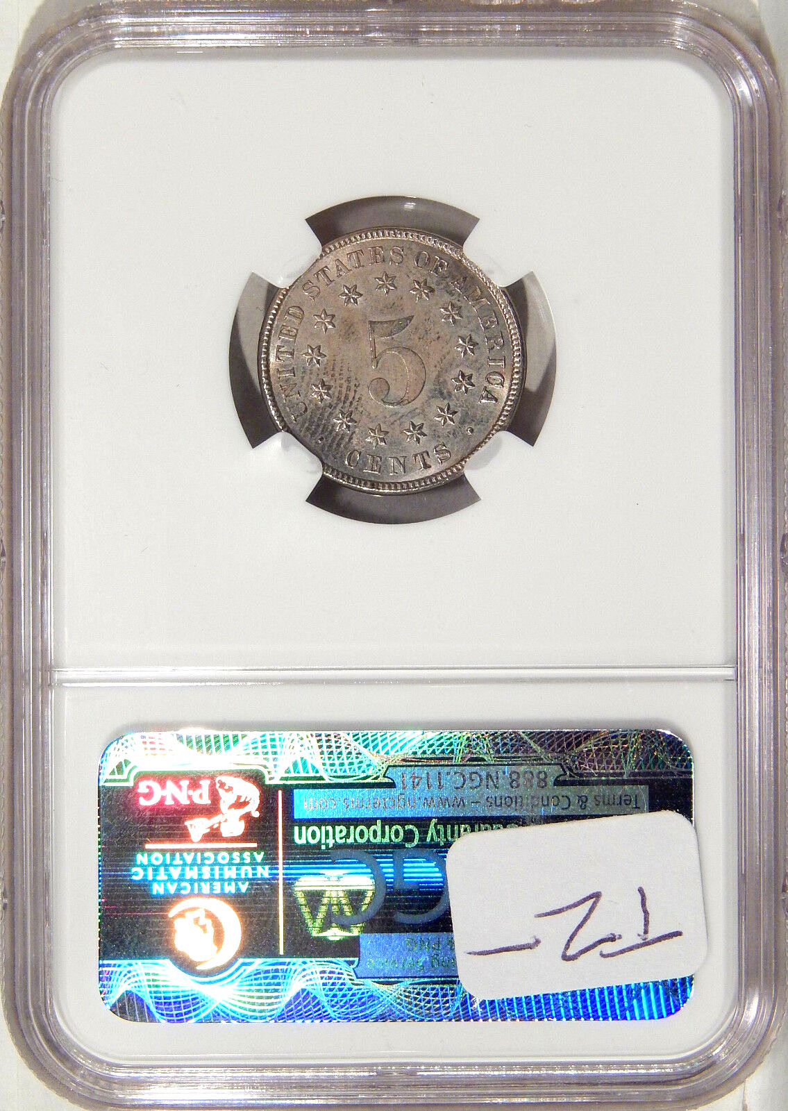 1883/2 5c PCGS & NGC 5 COIN OVERDATE VARIETY SET ~ FS-301, 302, 303, 304, 305