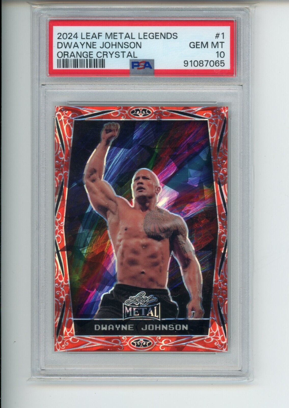 2024 Leaf Metal Legends Wrestling Dwayne Johnson The Rock #1