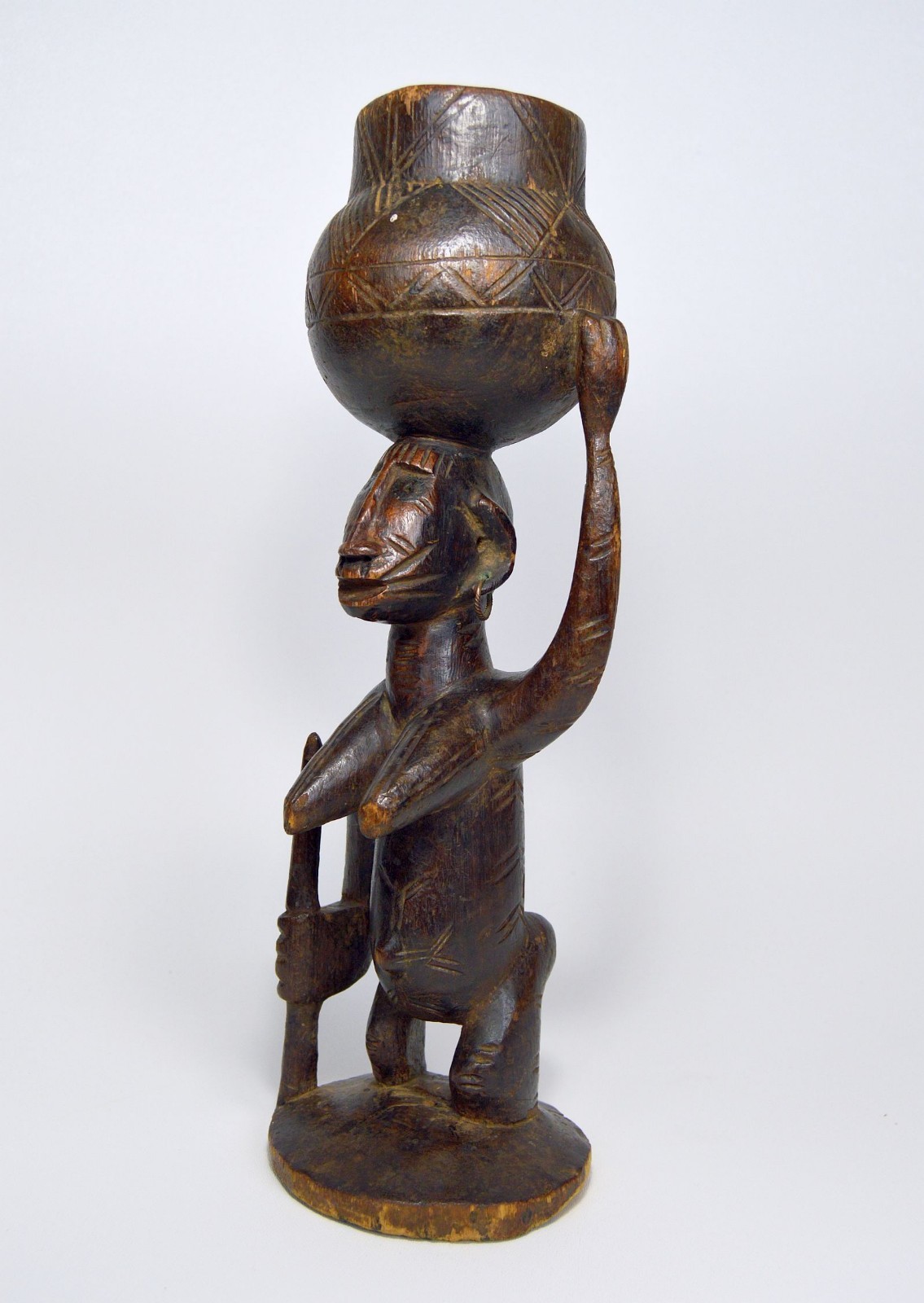 A Rare Old Senufo Tuoka Female sculpture EX~ Dr. John Dintenfass collection