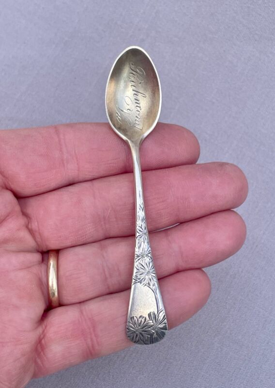 Antique Gorham Sterling Silver Souvenir Spoon Richmond, Virginia Engraved Design