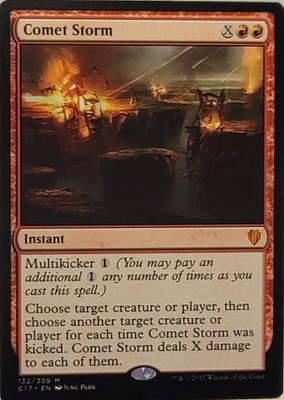 MTG Comet Storm Commander 2017 132/309 Regular Mythic