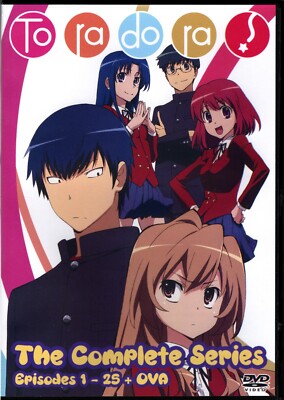 toradora complete tv series 1 25 end ova special dvd anime english dubbed 166868284207