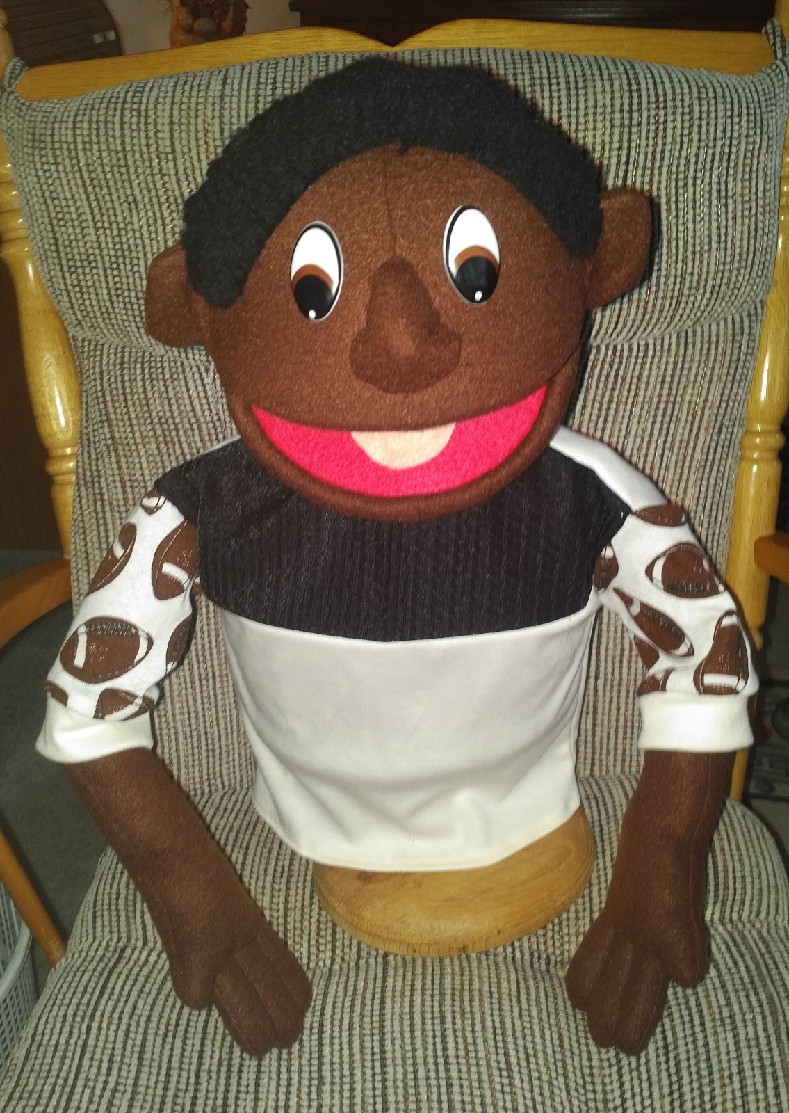 Professional 22 inch tall Boy Puppet-Your choice of skin color