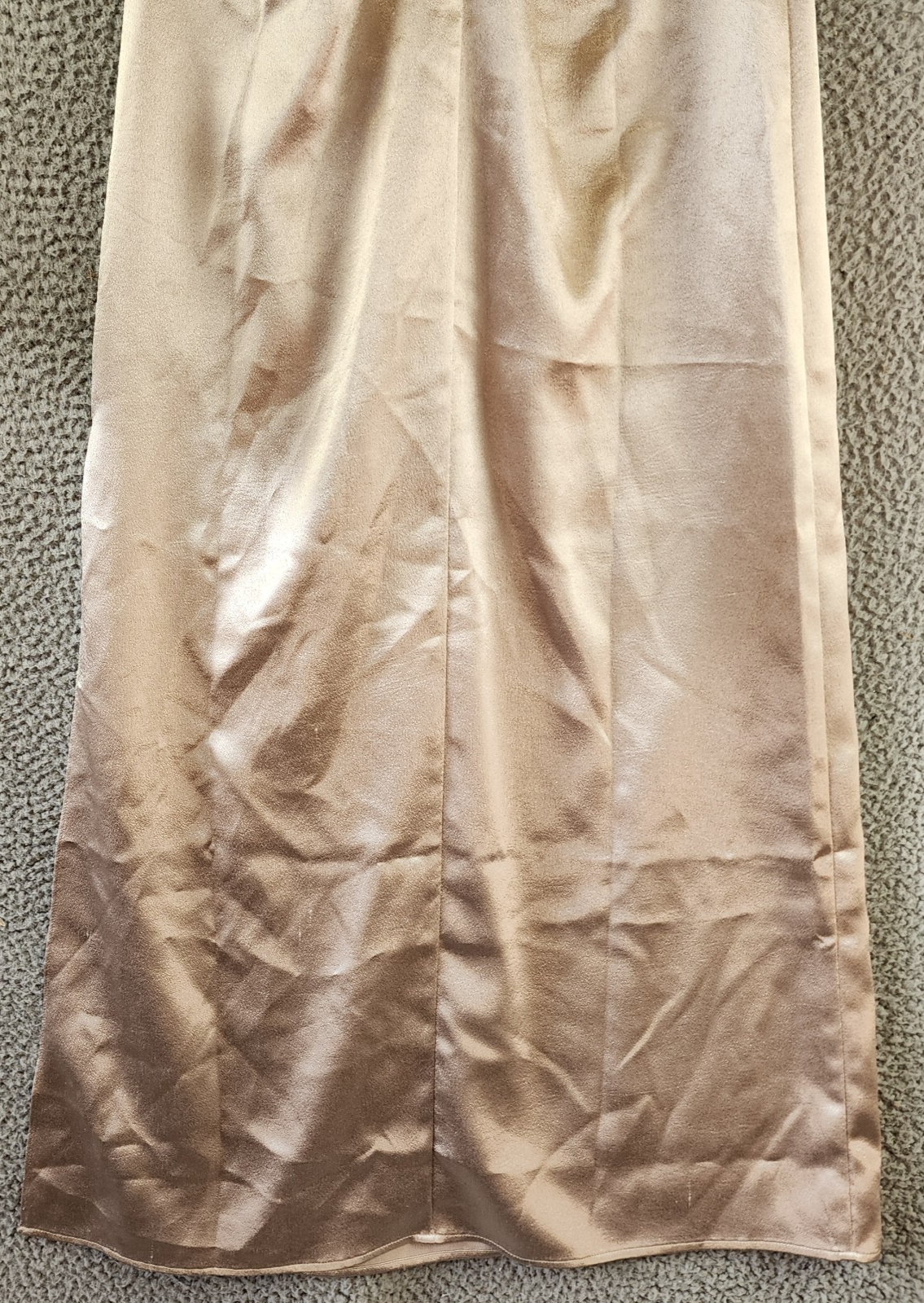 REISS Lottie Metallic Maxi Dress Women's 6 Silver Scoop Neck Back Button Closure - Picture 14 of 15