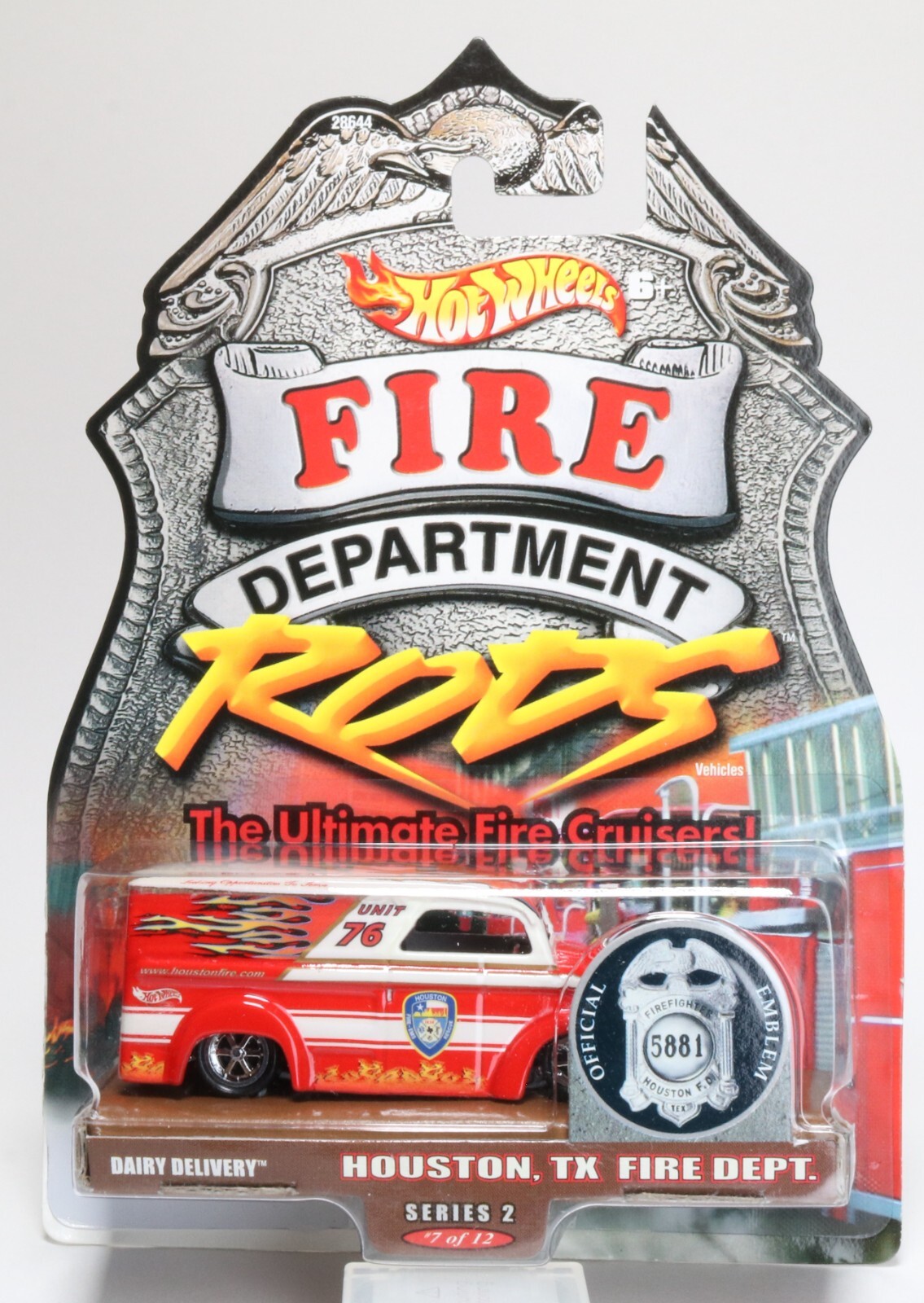ホットウィール FIRE RODS DAIDY DELIVERY HOT WHEELS FIRE ROD DAIRY DELIVERY, HOUSTON , TX FIRE