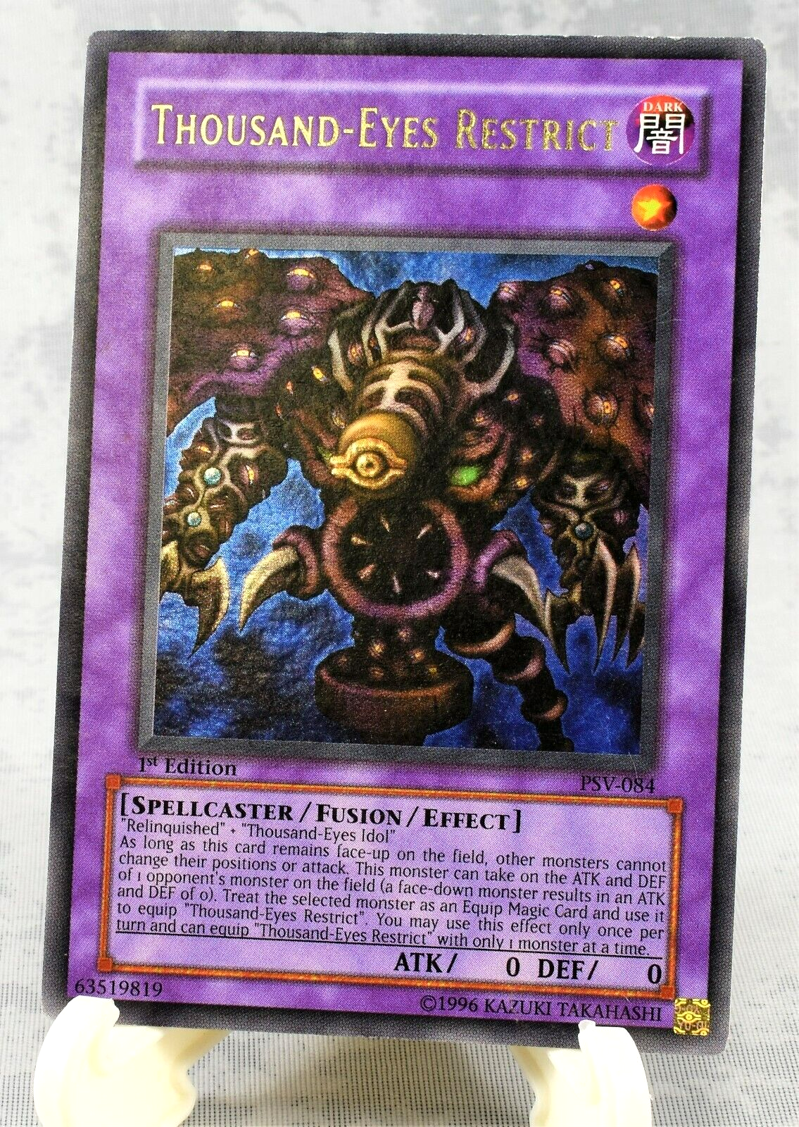 YuGiOh Thousand-Eyes Restrict PSV-084 Ultra Rare HOLO 1st